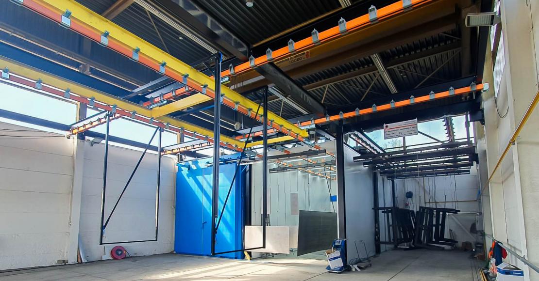 manual monorail with shunting bridge cassette systeem 5